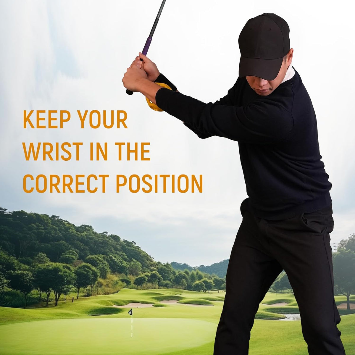 Golf Swing Trainer Ball, Golf Trainer Ball, Golf Training Aid, Golf Swing Trainer, Golf Grip Trainer, Golf Swing Training Aid, Golf Training Aids, Golf Swing Posture Corrector for Golf Beginners