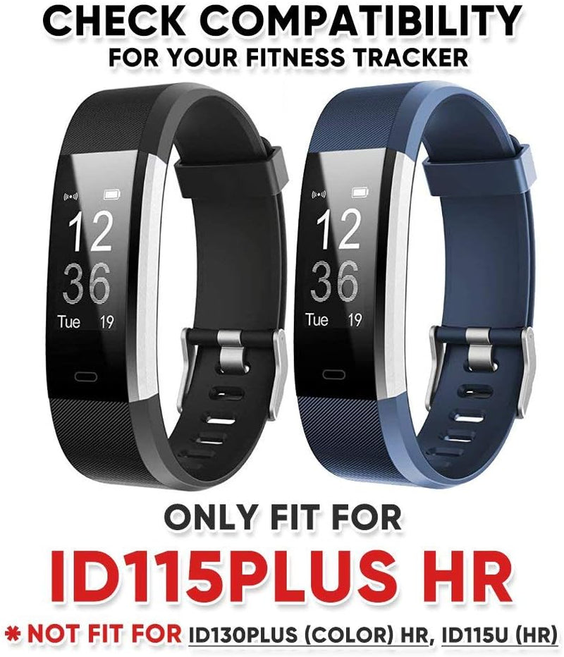 Veryfitpro Id115Plus HR Replacement Bands for Veryfit Pro Id115Plus HR Fitness Tracker Smart Watch