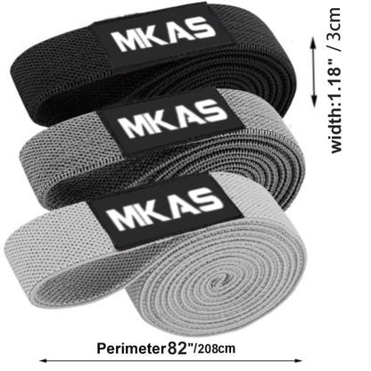 Long Resistance Loop Band Set Unisex Fitness Yoga Elastic Bands Hip Circle Thigh Squat Band Workout Gym Equipment for Home