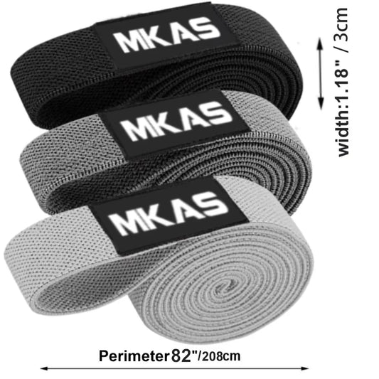 Long Resistance Loop Band Set Unisex Fitness Yoga Elastic Bands Hip Circle Thigh Squat Band Workout Gym Equipment for Home